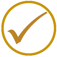 Yellow Circle Check Icon